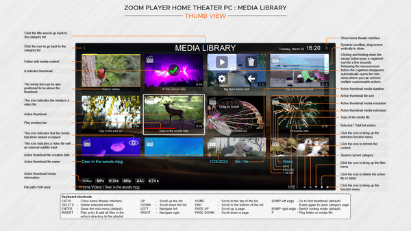 Screenshot z Zoom Player Steam Edition Screenshot z Zoom Player Steam Edition