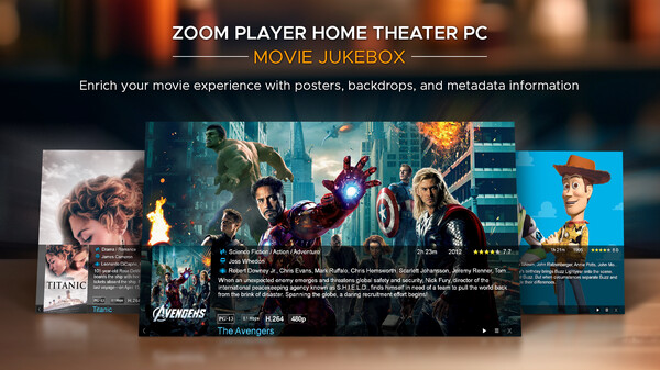 Screenshot z Zoom Player Steam Edition Screenshot z Zoom Player Steam Edition