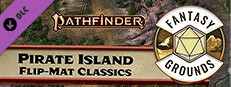 Fantasy Grounds - Pathfinder RPG - Pathfinder Flip-Mat Classics - Pirate Island Small Capsule Image