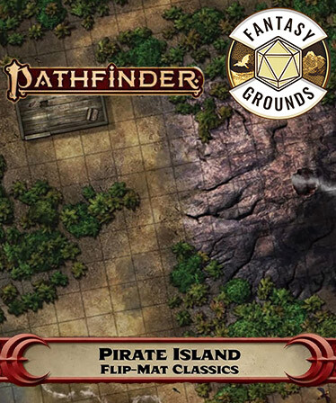 Fantasy Grounds - Pathfinder RPG - Pathfinder Flip-Mat Classics - Pirate Island