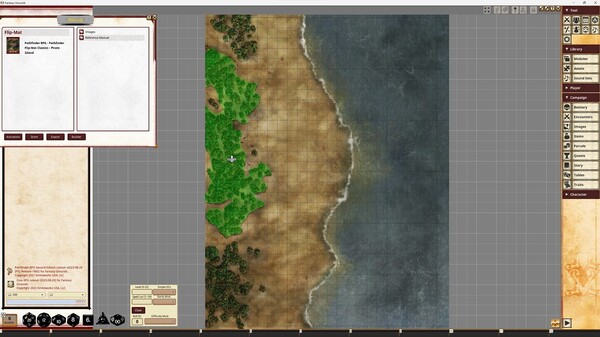 Fantasy Grounds - Pathfinder RPG - Pathfinder Flip-Mat Classics - Pirate Island