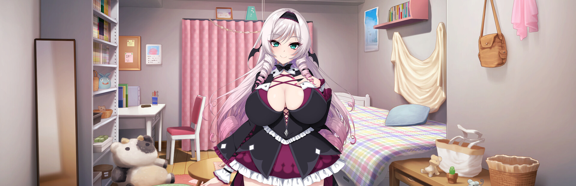 My oshi vtuber jumped through the screen and now we're living together: I want to make a contract with the lady vampire