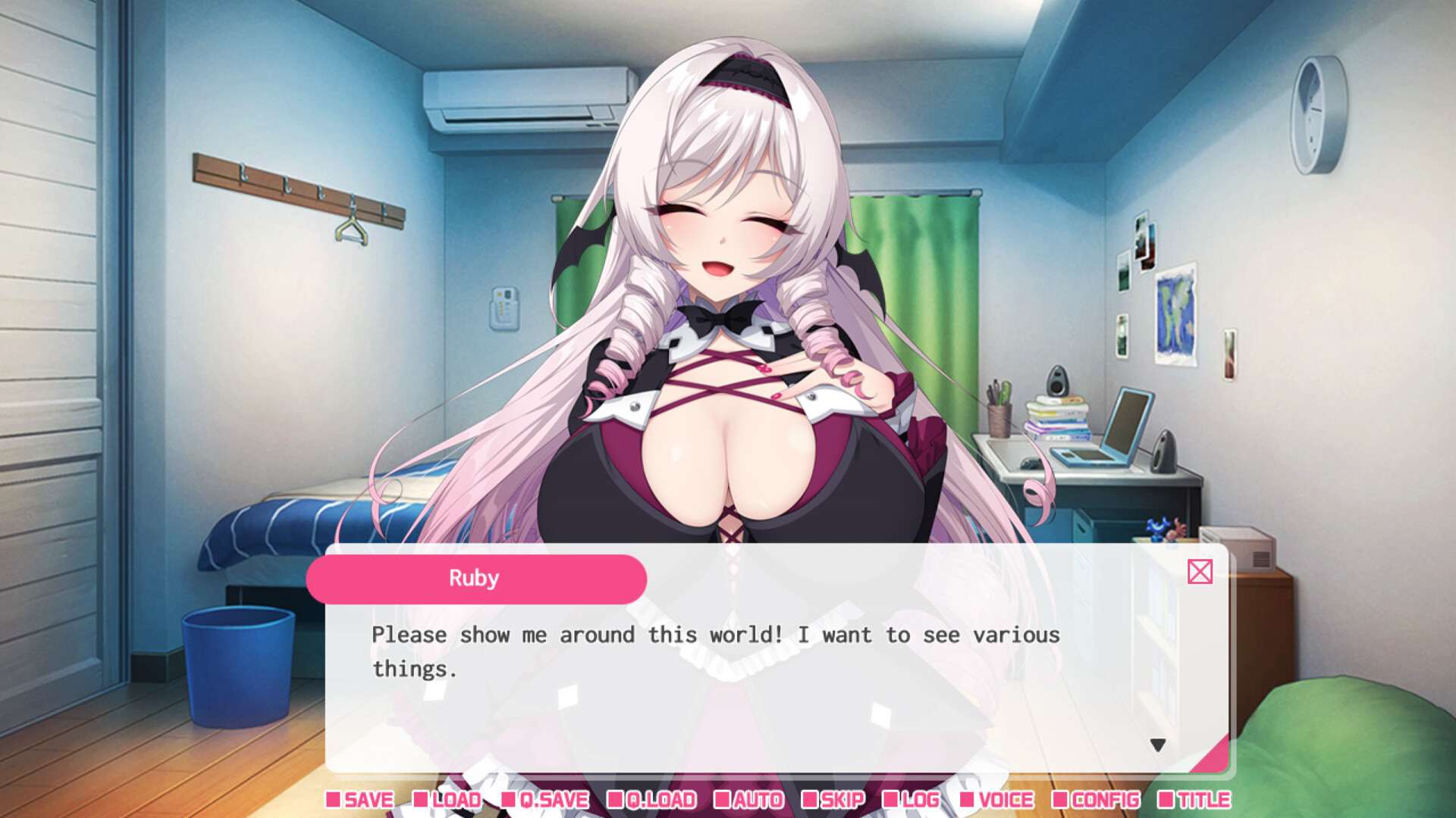 My oshi vtuber jumped through the screen and now we're living together: I want to make a contract with the lady vampire screenshot screenshot 2