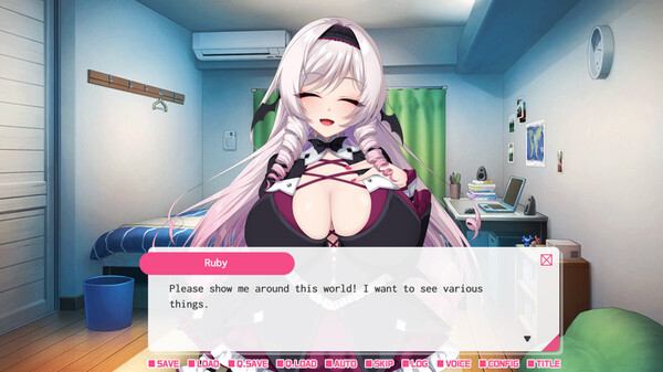 Screenshot z My oshi vtuber jumped through the screen and now we're living together: I want to make a contract with the lady vampire Screenshot z My oshi vtuber jumped through the screen and now we're living together: I want to make a contract with the lady vampire