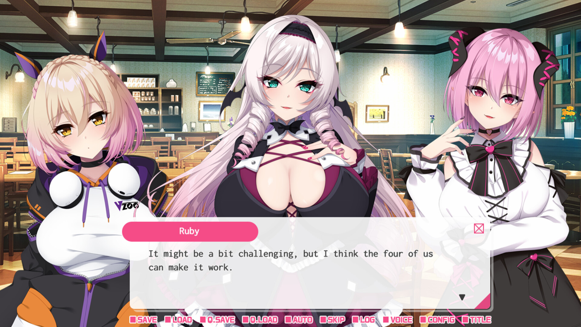 My oshi vtuber jumped through the screen and now we're living together: I want to make a contract with the lady vampire screenshot screenshot 4