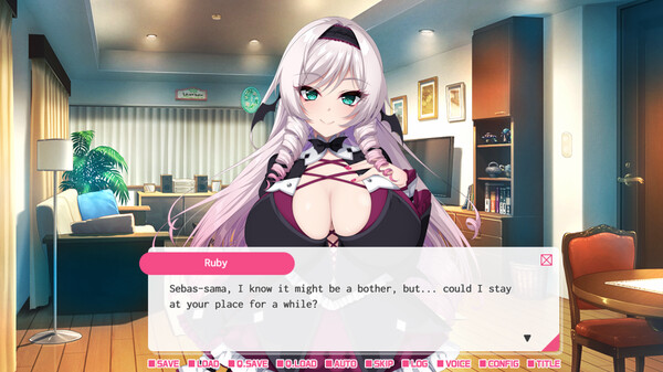 Screenshot z My oshi vtuber jumped through the screen and now we're living together: I want to make a contract with the lady vampire Screenshot z My oshi vtuber jumped through the screen and now we're living together: I want to make a contract with the lady vampire