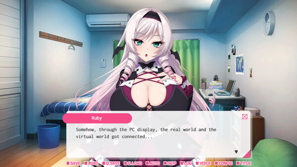 Screenshot z My oshi vtuber jumped through the screen and now we're living together: I want to make a contract with the lady vampire Screenshot z My oshi vtuber jumped through the screen and now we're living together: I want to make a contract with the lady vampire