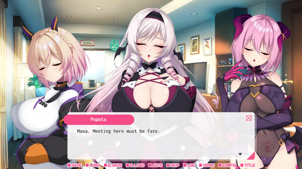 Screenshot z My oshi vtuber jumped through the screen and now we're living together: Chill and vibey beast girl game streamer