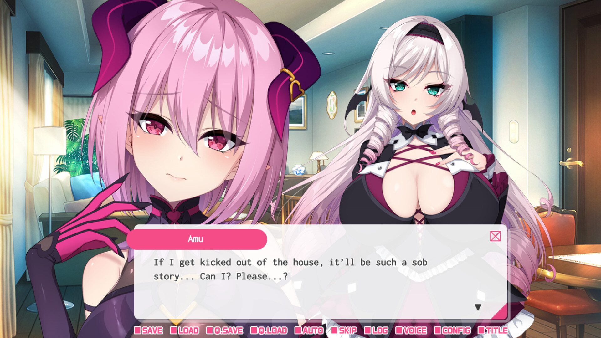My oshi vtuber jumped through the screen and now we're living together: Slightly psycho succubus ASMR streamer screenshot screenshot 1