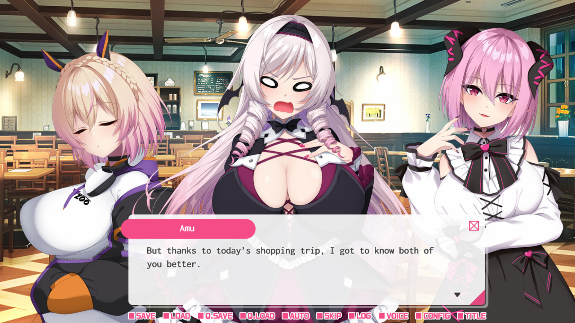 My oshi vtuber jumped through the screen and now we're living together: Slightly psycho succubus ASMR streamer screenshot screenshot 2