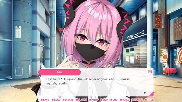 Screenshot z My oshi vtuber jumped through the screen and now we're living together: Slightly psycho succubus ASMR streamer