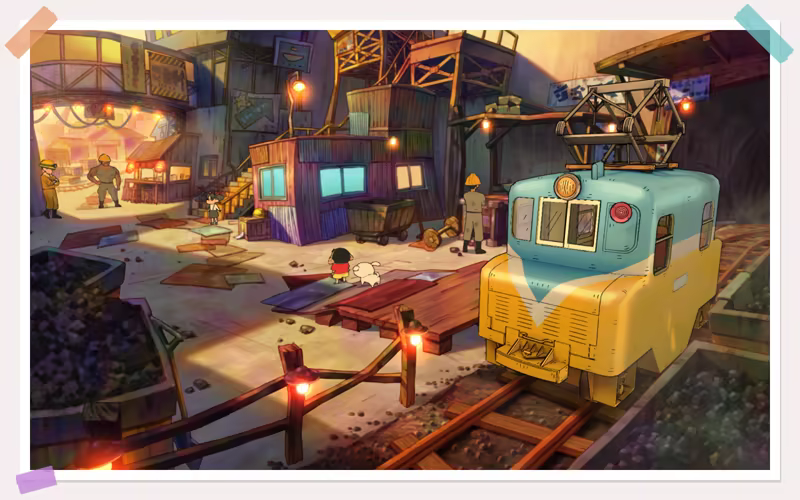 Shin chan: Shiro and the Coal Town image