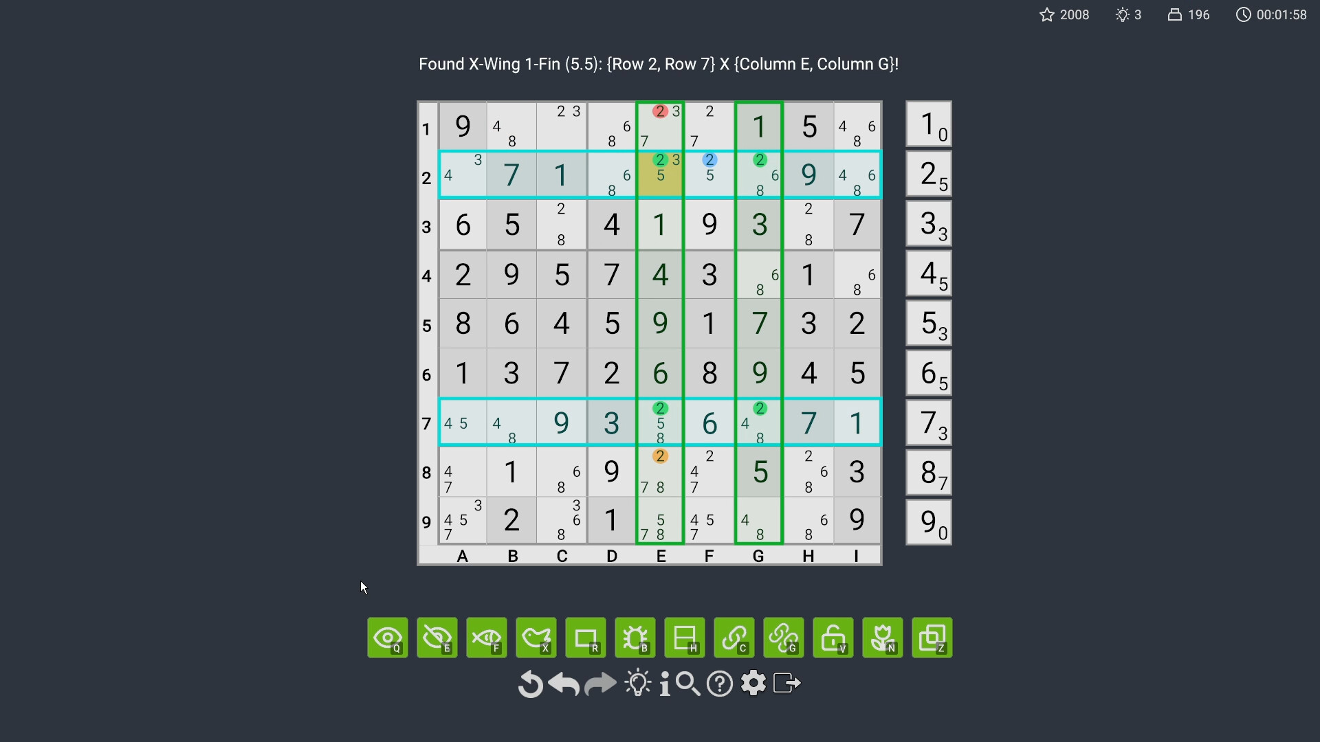 Rated Sudoku screenshot #5