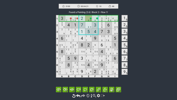 Rated Sudoku game for Linux 1