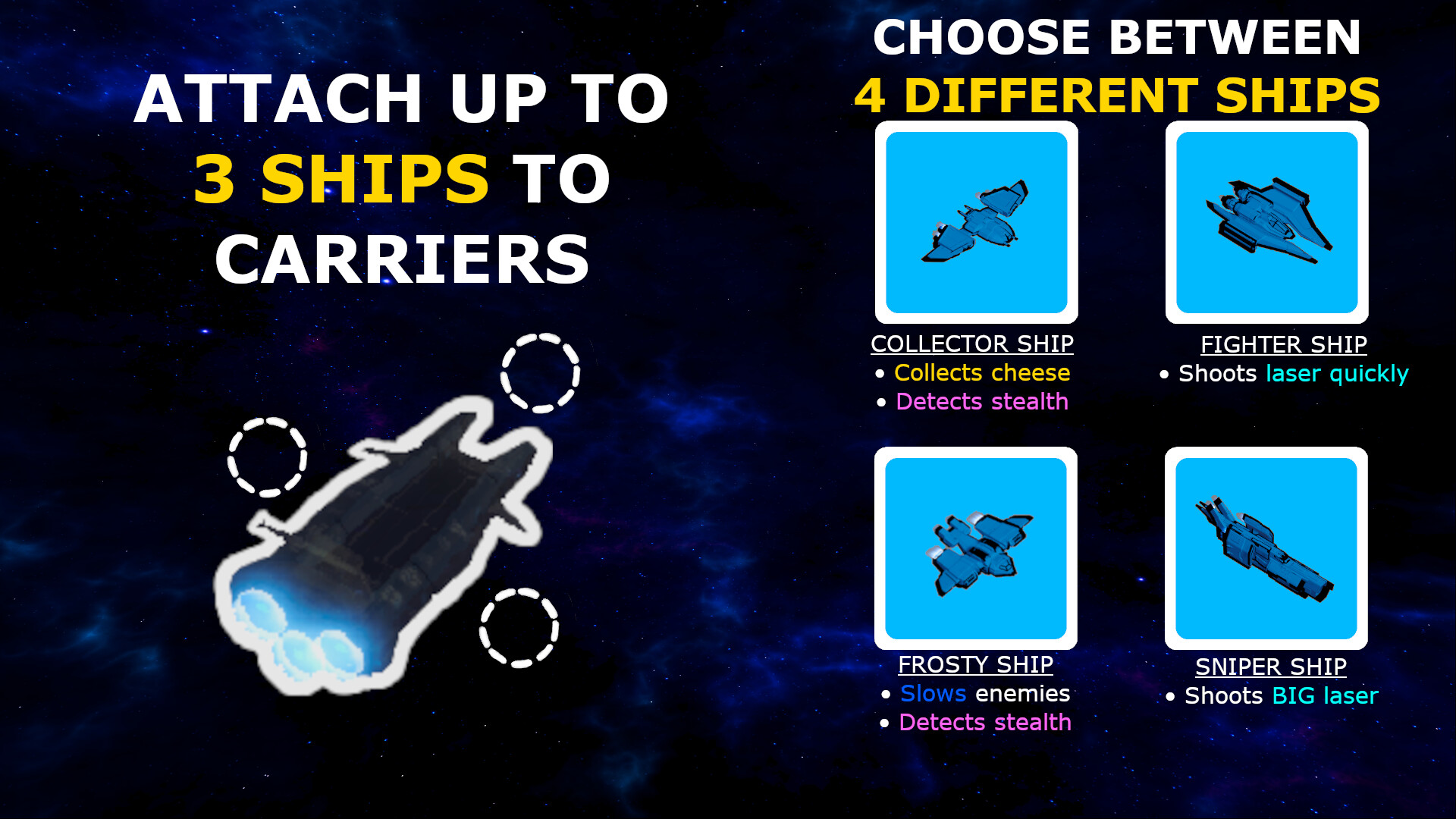 Space Cheese Defenders screenshot #1