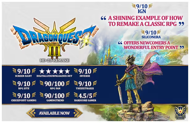 DRAGON QUEST III HD-2D Remake image
