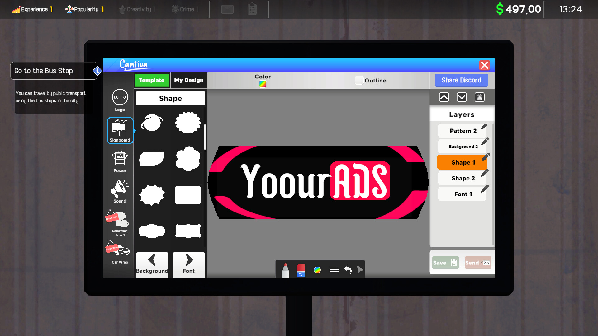 screenshot of Ad Agency Simulator 4