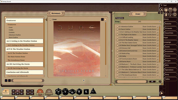 Fantasy Grounds - Dune: Coriolis Storm