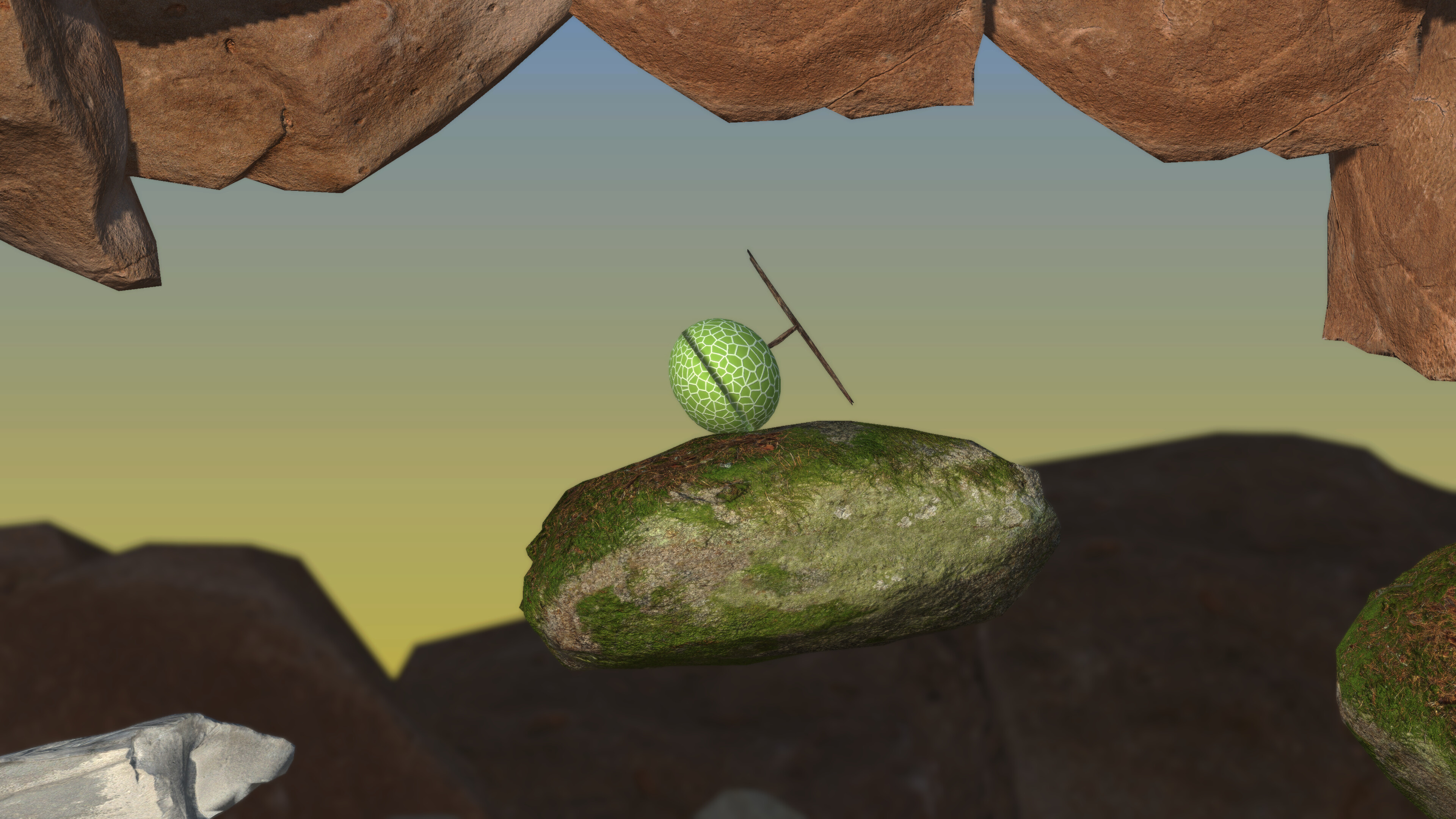 Peeking at the peak