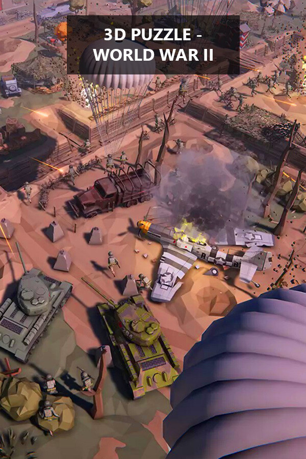 Capa de 3D PUZZLE - World War II