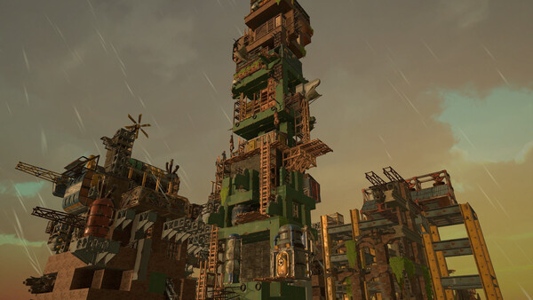 ALL WILL FALL: Physics-Based Survival City Builder.