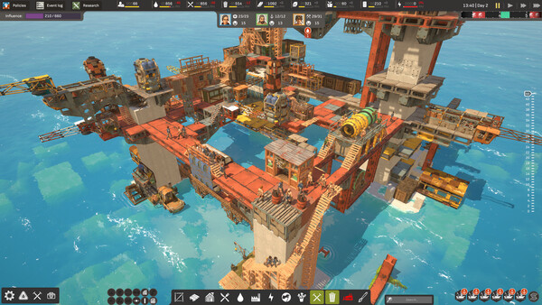 ALL WILL FALL: Physics-Based Survival City Builder.