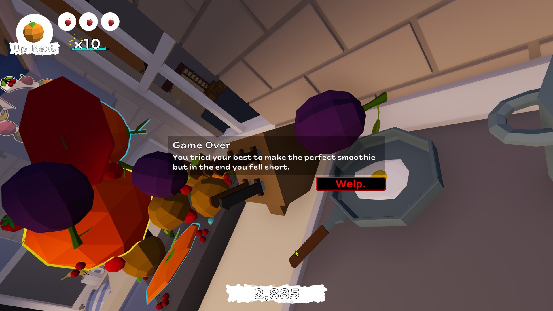 #1. 3D Watermelon Game (Steam) Podle: Lunega