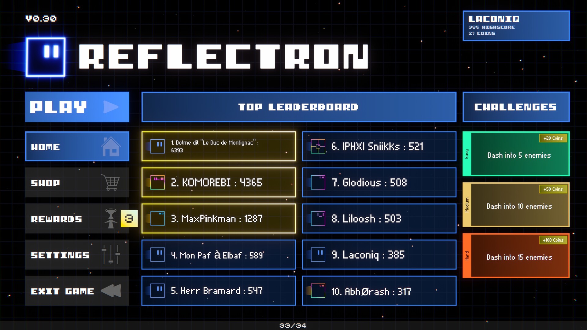 Reflectron screenshot #7