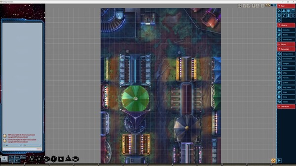 Fantasy Grounds - Starfinder RPG - Starfinder Flip-Mat - Amusement Park