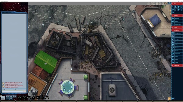 Fantasy Grounds - Starfinder RPG - Starfinder Flip-Mat - Enormous Battlefield