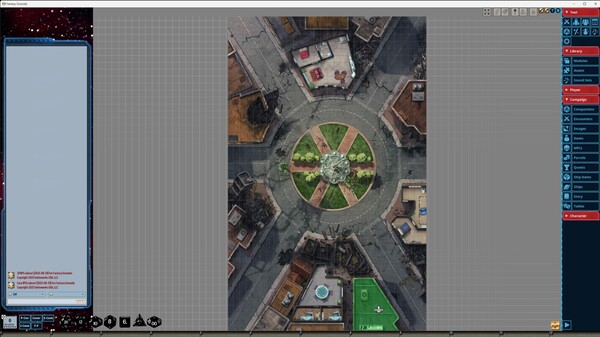 Fantasy Grounds - Starfinder RPG - Starfinder Flip-Mat - Enormous Battlefield