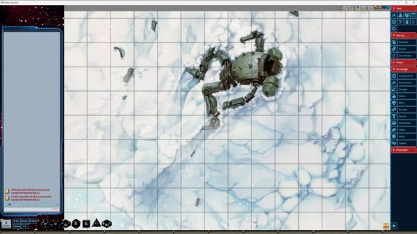 Fantasy Grounds - Starfinder RPG - Starfinder Flip-Mat - Enormous Battlefield
