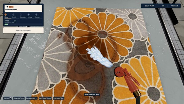 Rug Cleaning Simulator screenshot 1