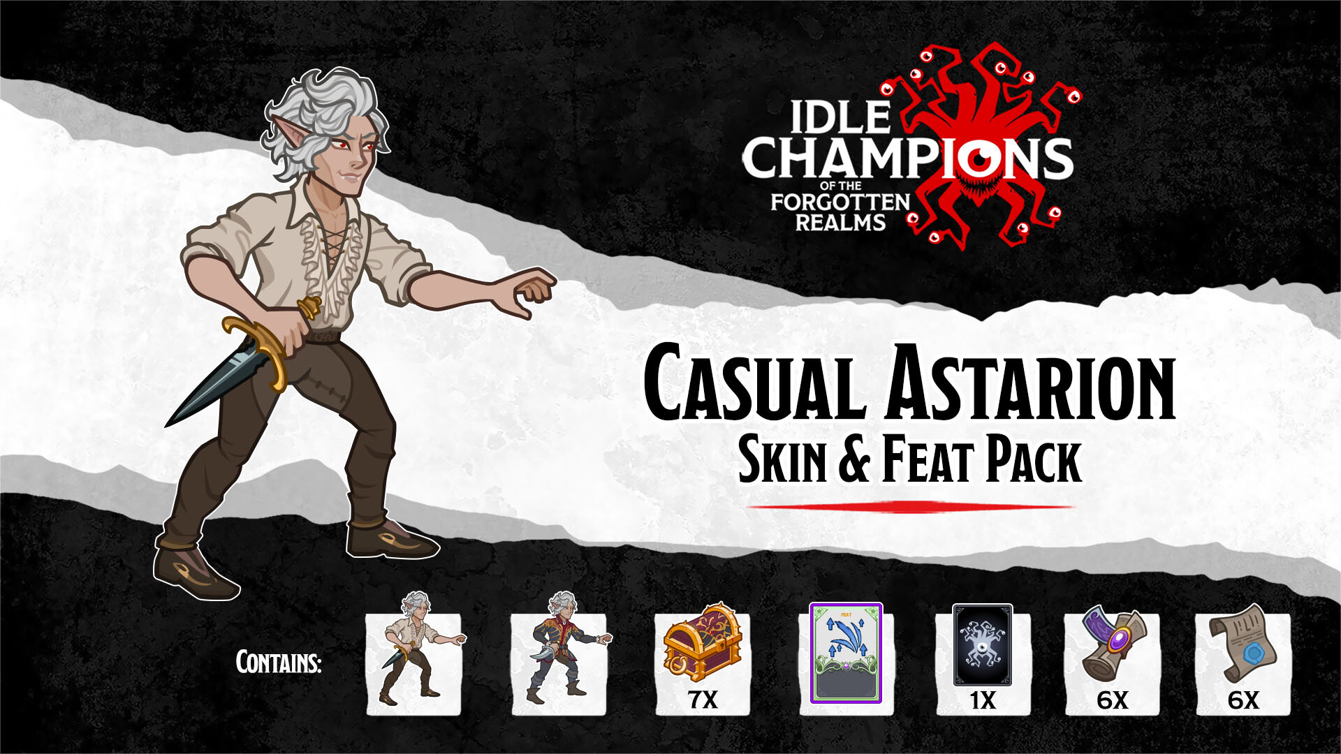 Idle Champions - Casual Astarion Skin & Feat Pack Featured Screenshot #1