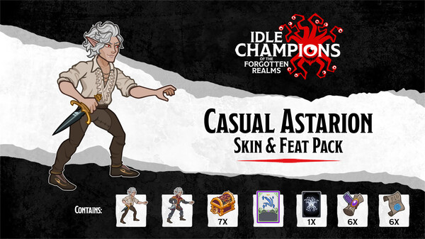Idle Champions - Casual Astarion Skin & Feat Pack