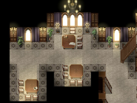 RPG Maker MV - KR Dark Academia Library Tileset