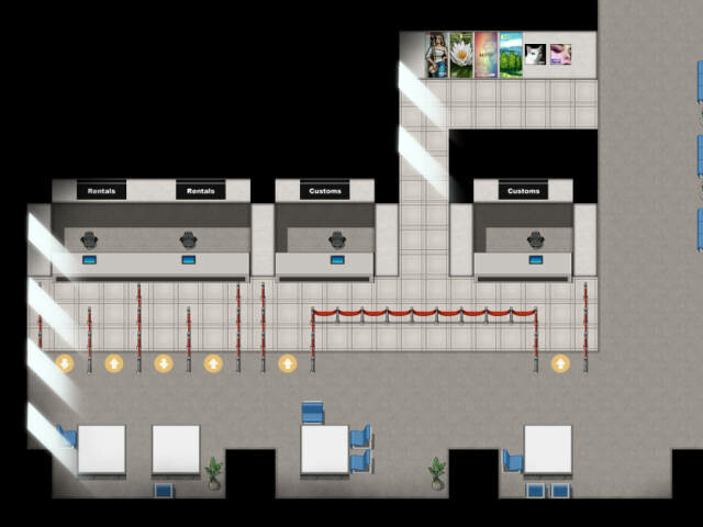 RPG Maker MV - KR Transportation Station - Airport Tileset Featured Screenshot #1