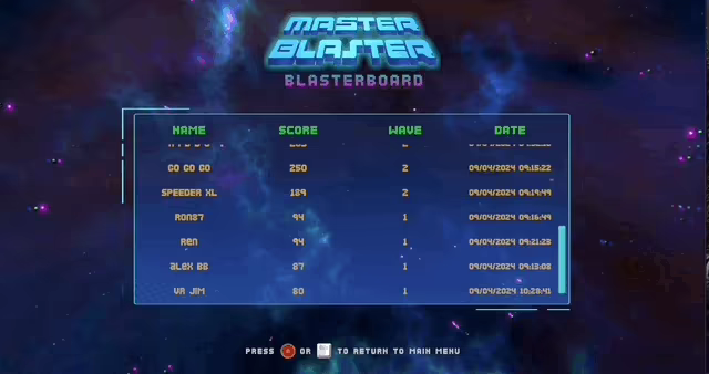 Master Blaster video 3