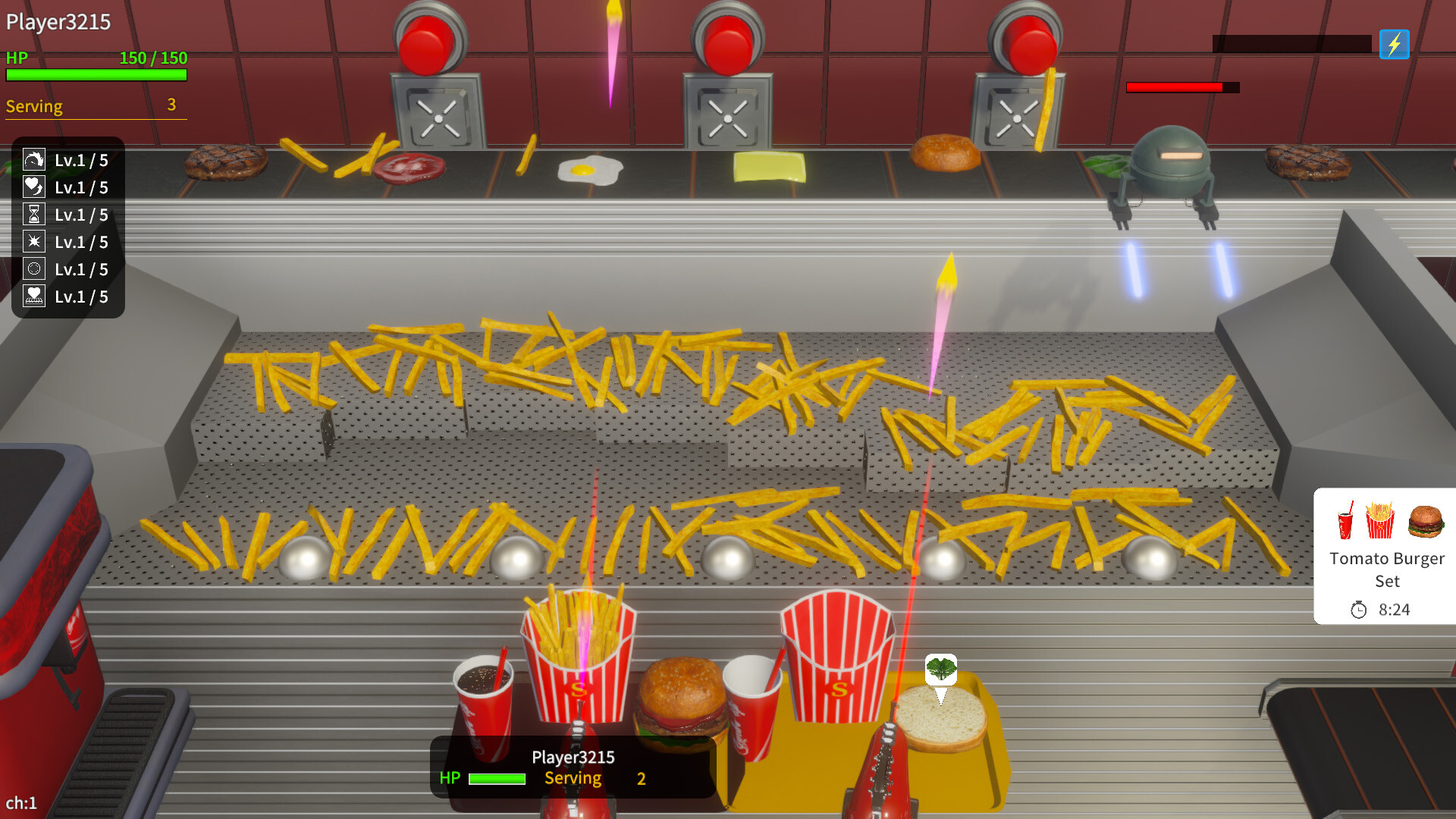 Скриншот French Fries Pusher Friends — кадр 6