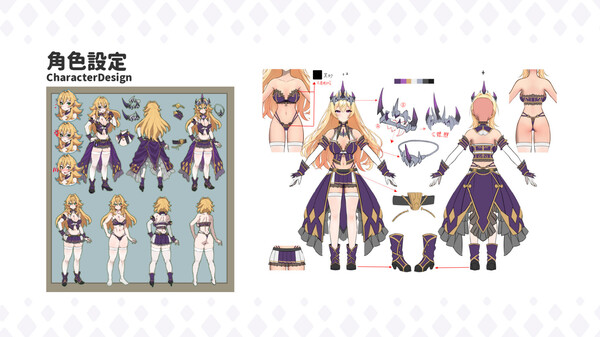 The Arrogant Kaiju Princess and The Detective Servant Artbook
