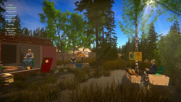 Screenshot z Pastor's Lake: The Game