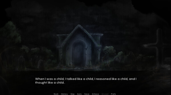 Harrowed World: What's Past Is Portents - Gothic Vampire Visual Novel screenshot 1