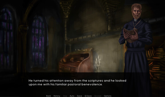 Harrowed World: What's Past Is Portents - Gothic Vampire Visual Novel screenshot 2