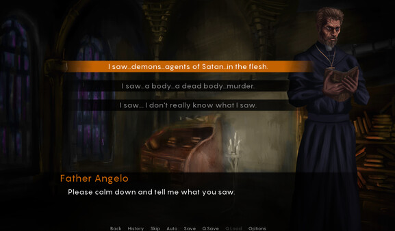 Harrowed World: What's Past Is Portents - Gothic Vampire Visual Novel screenshot 4