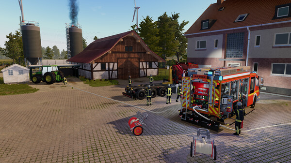 Скриншот из Notruf 112 - Die Feuerwehr Simulation 2: WLF - Das Wechselladerfahrzeug
