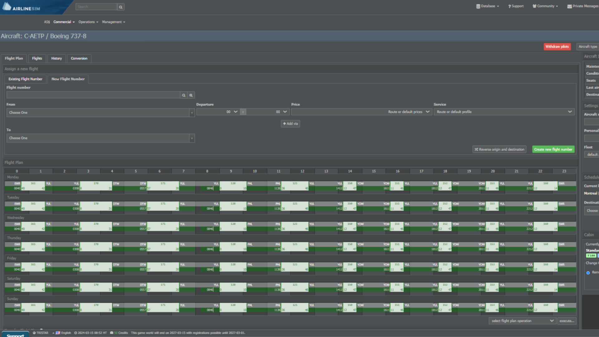 AirlineSim screenshot