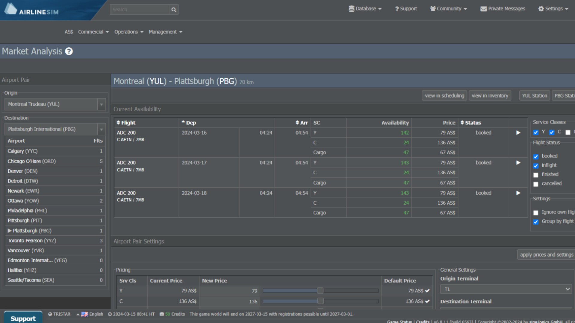 AirlineSim screenshot 4
