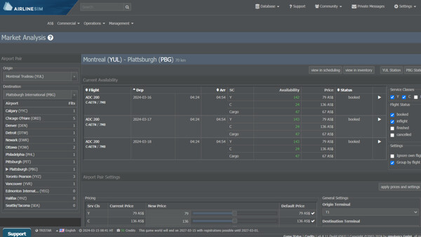 AirlineSimfor windows and Linux 1