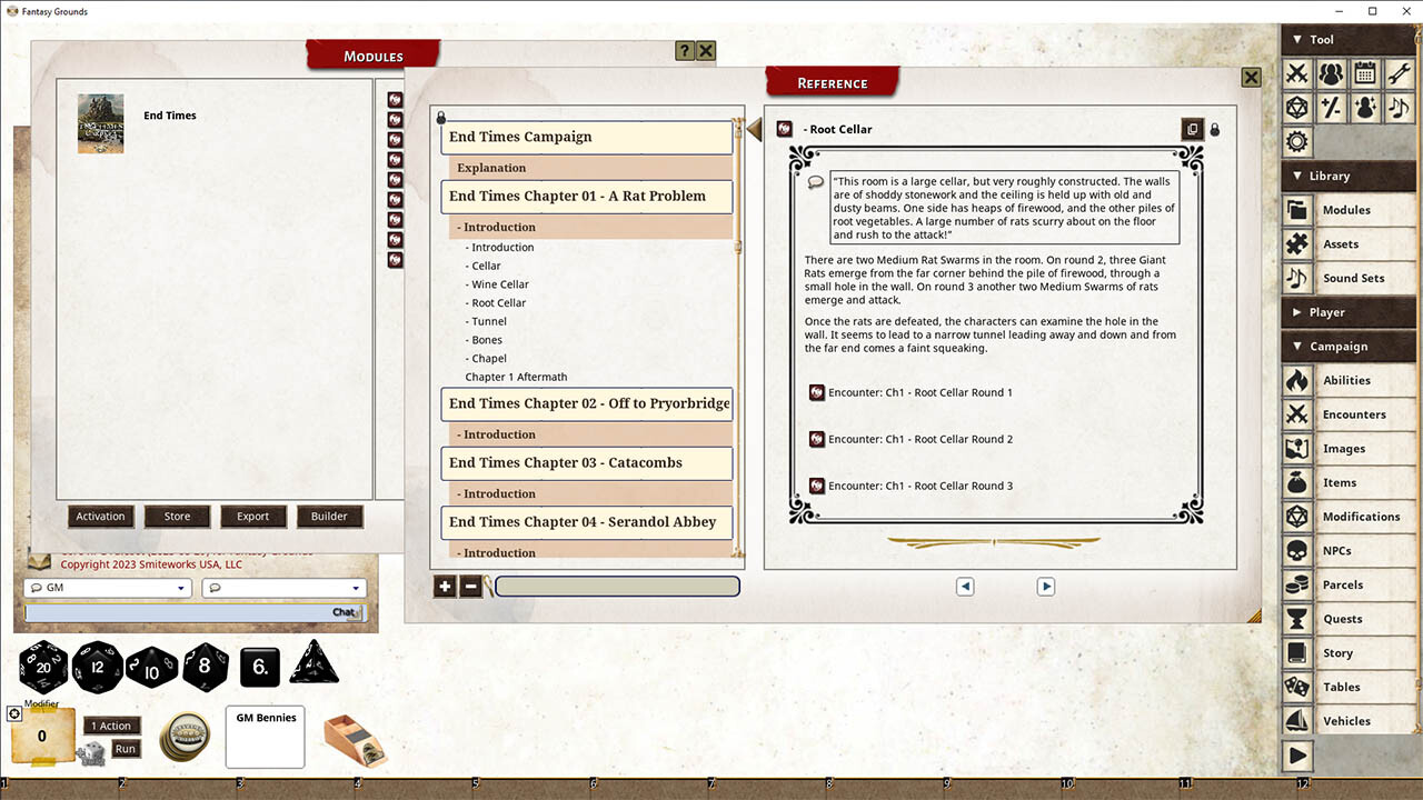 Fantasy Grounds - Horror of Huntley House screenshot 1