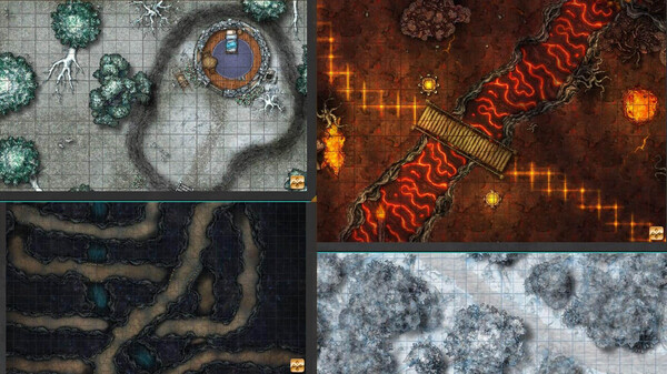 Fantasy Grounds - Map Collection - Fire & Ice